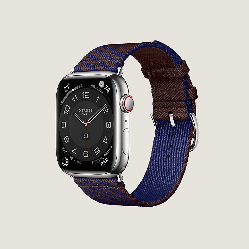 新品】 apple watch HERMES S7 シルバー45mm #508 腕時計(デジタル 